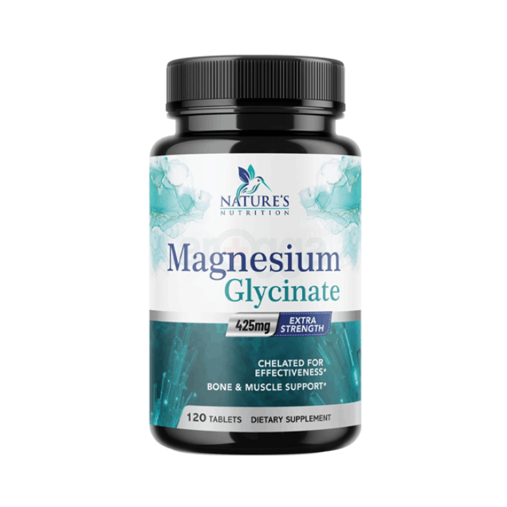 Nature’s Nutrition Magnesium Glycinate 425 mg 120 Tablets  