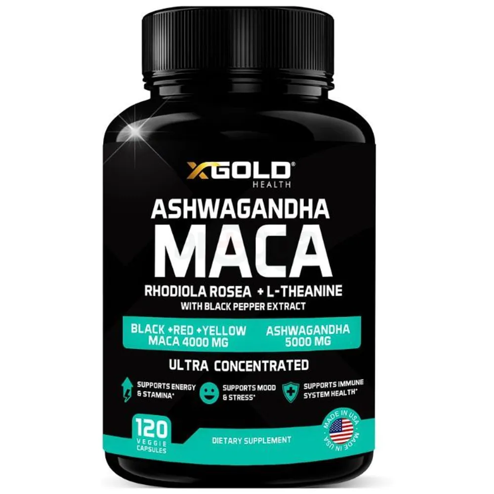 X Gold Strongest Health Maca Ashwagandha  