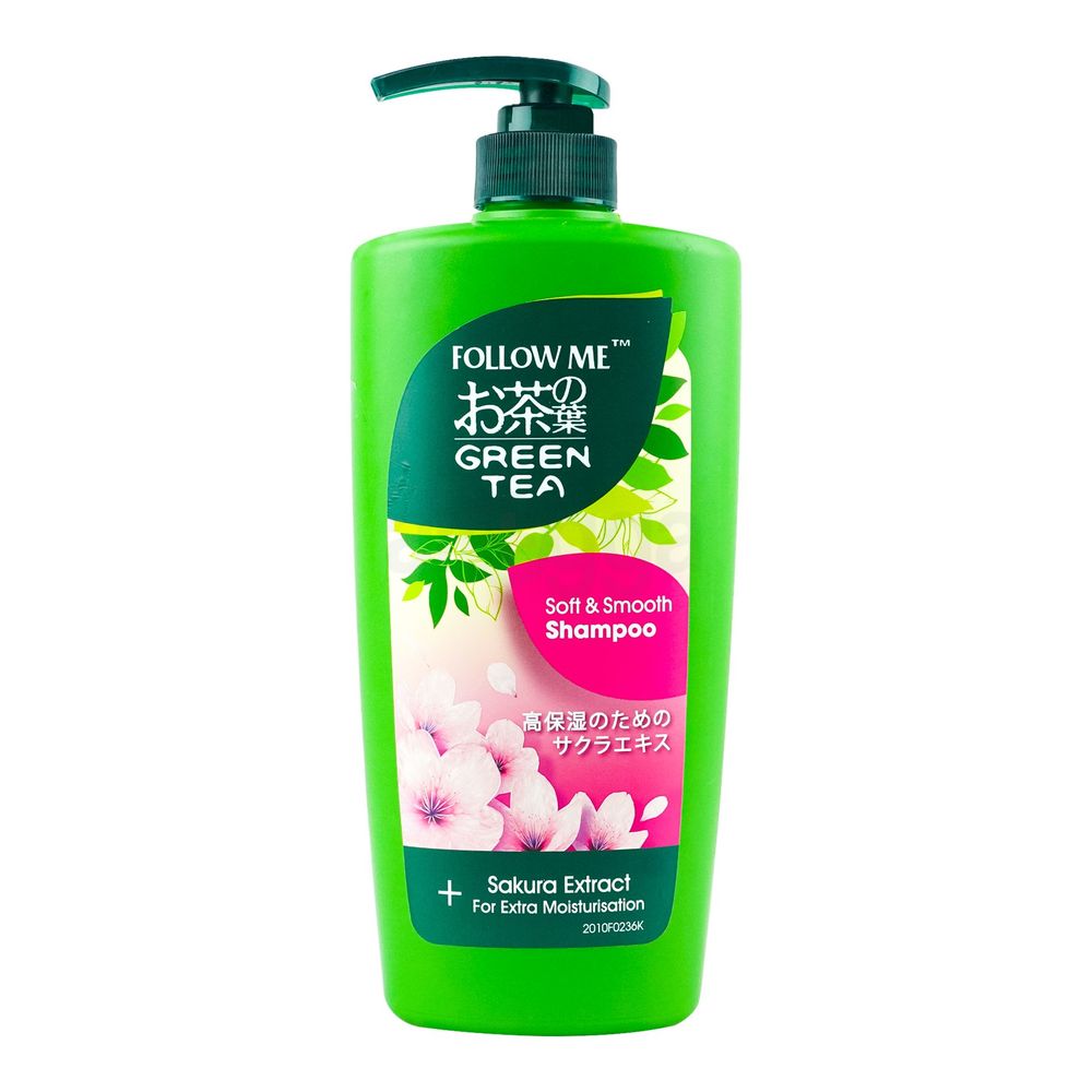 Follow Me Green Tea Soft & Smooth Shampoo with Sakura Extract  