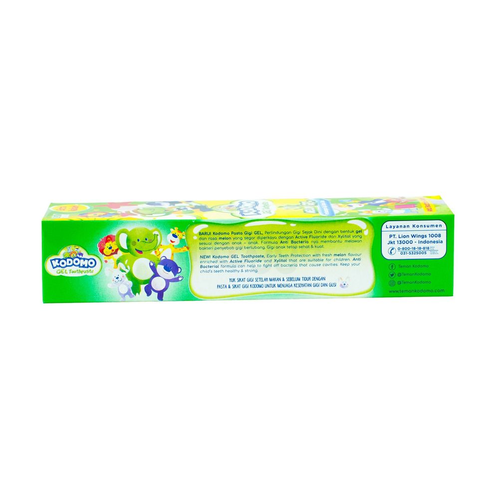 Kodomo Melon Gel Anti Bacterial Early Dental Protection Gel Toothpaste for Kids  