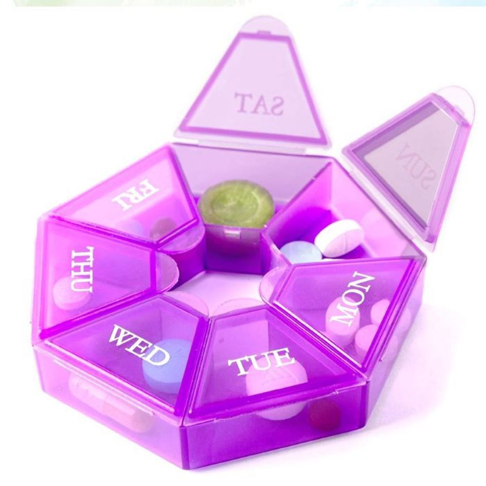 Mini Portable Pill Box 7days  