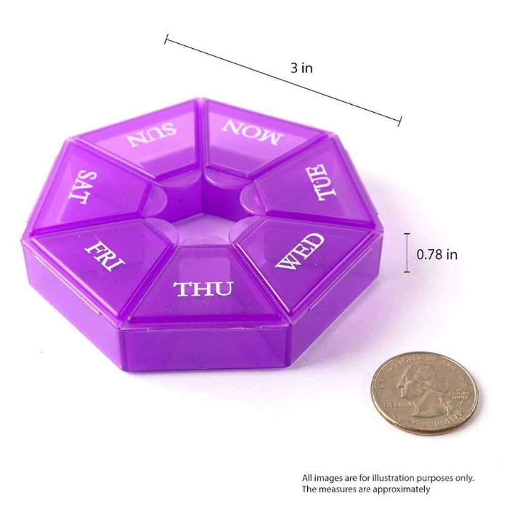 Mini Portable Pill Box 7days  