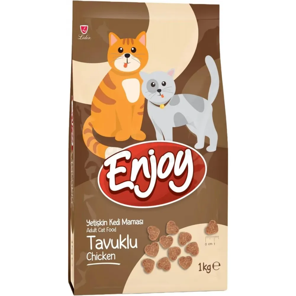 Enjoy Premium Adult Chicken Cat Food 1kg
  