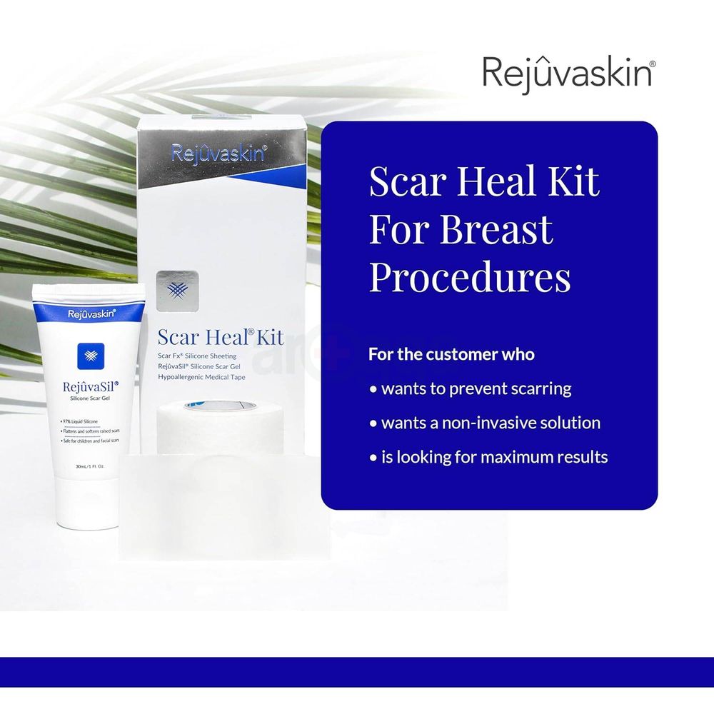 Rejuvaskin Scar Heal Kit Breast Anchor Pair  