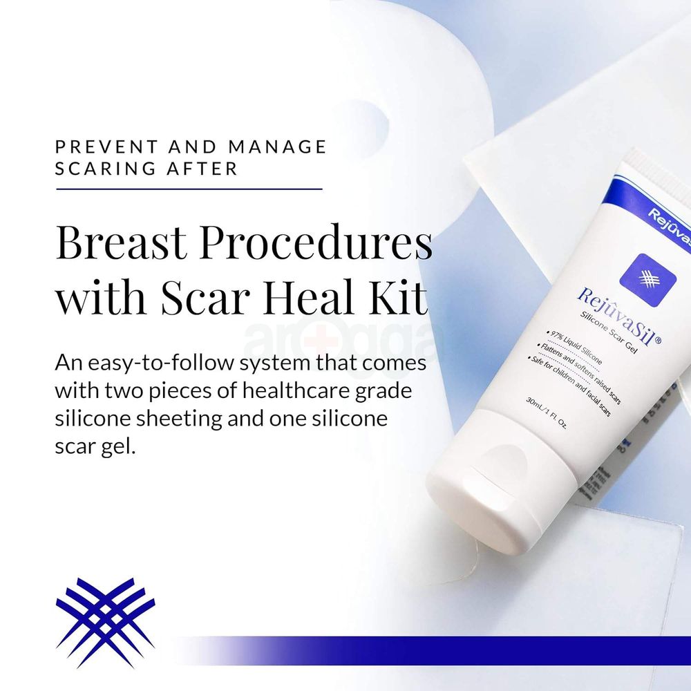 Rejuvaskin Scar Heal Kit Breast Anchor Pair  