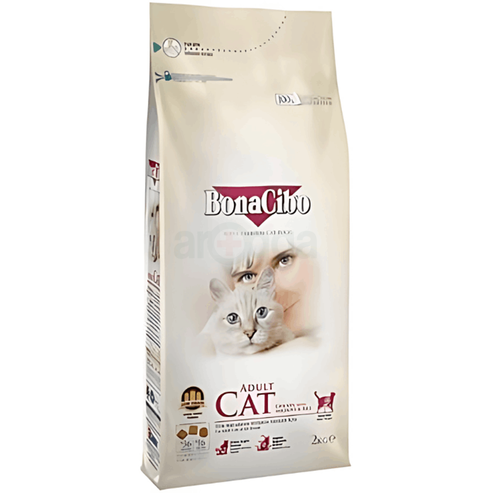 Bonacibo Adult CatChicken with Anchovy & Rice 2kg  