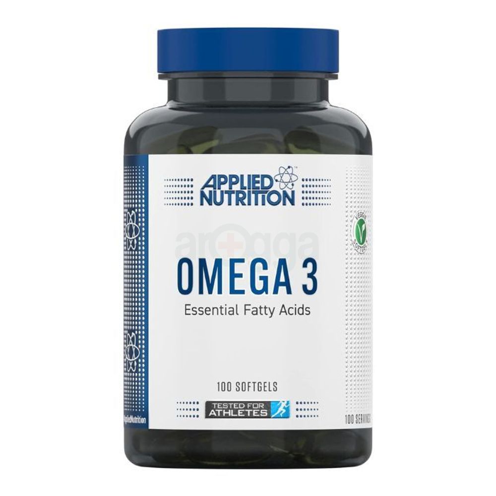 Applied Nutrition Omega 3 - Omega Fish Oil 1000mg, 180mg EPA & 120mg DHA per Softgel, Made in The UK  