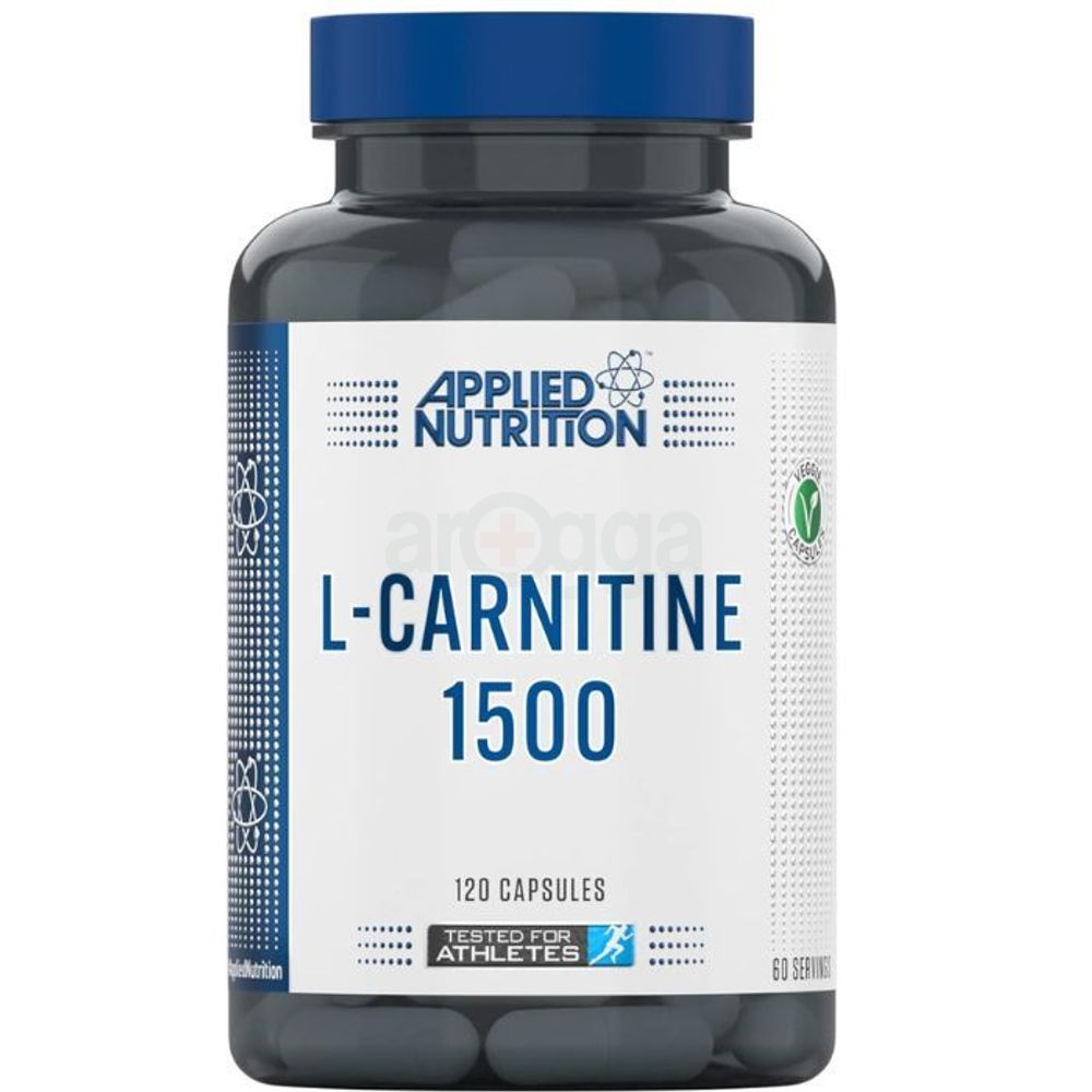 Applied Nutrition L-Carnitine 1500mg - Carnitine Supplement Premium L-Tartrate Form, High Strength, Energy Boost & Weight Management (120 Capsules - 60 Servings)  