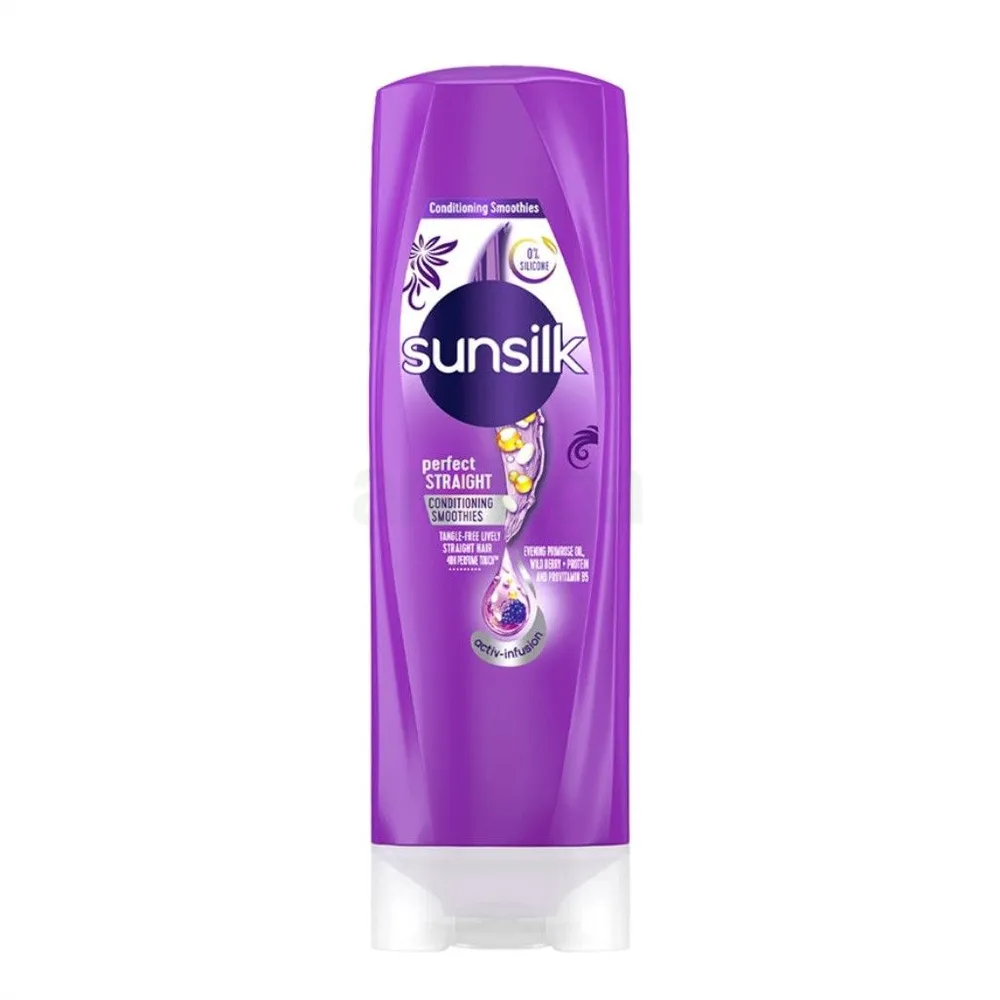 Sunsilk Perfect Straight Conditioner with Evening Primrose oil, Wild Berry + Protein and Provitamin B5 300ml  
