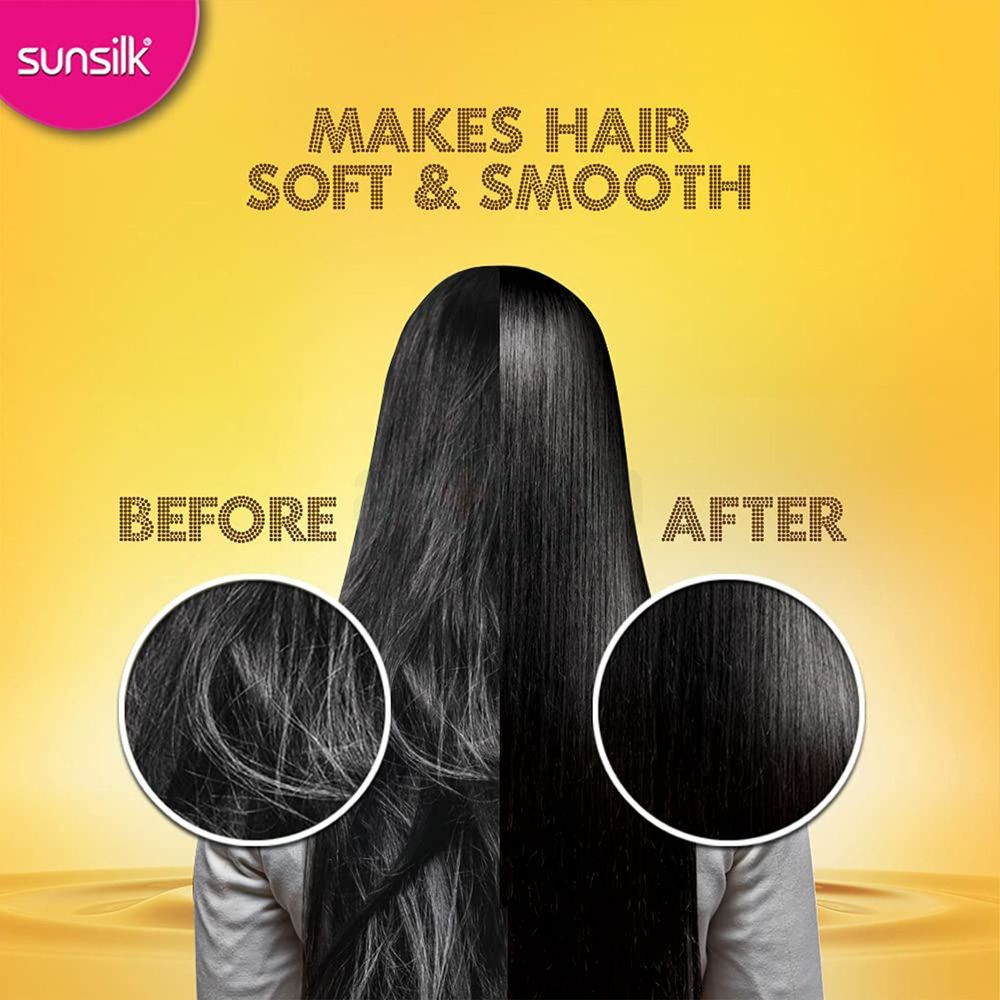 Sunsilk Soft & Smooth Conditioner with Light Natural Oil, Almond+Protein And Vitamin E  