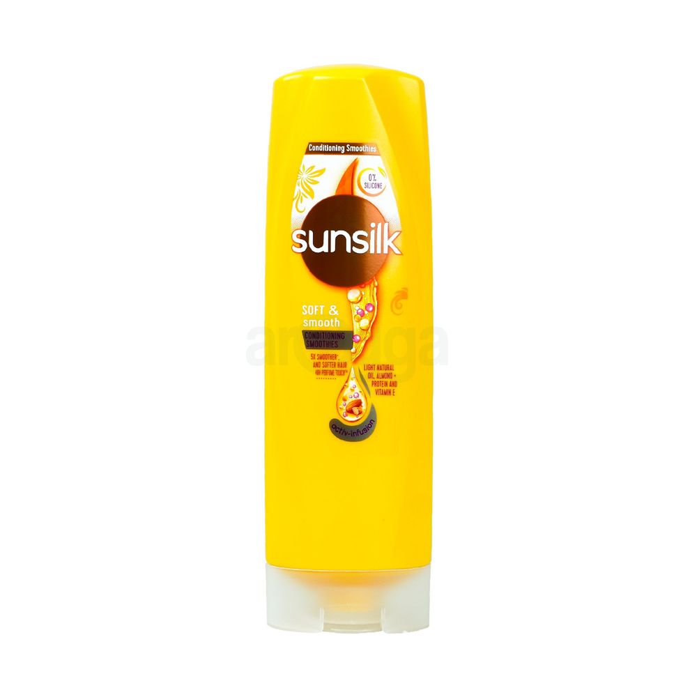 Sunsilk Soft & Smooth Conditioner with Light Natural Oil, Almond+Protein And Vitamin E  