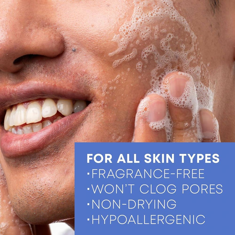 RoC Barrier Renew Gel to Foam Cleanser with Ceramides + Antioxidant Green Tea for All Skin Types   