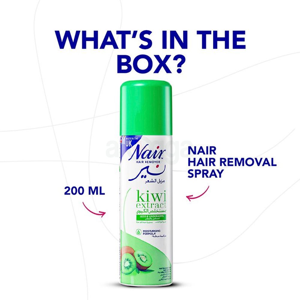 Nair Hair Remover Spray Kiwi Extracts  