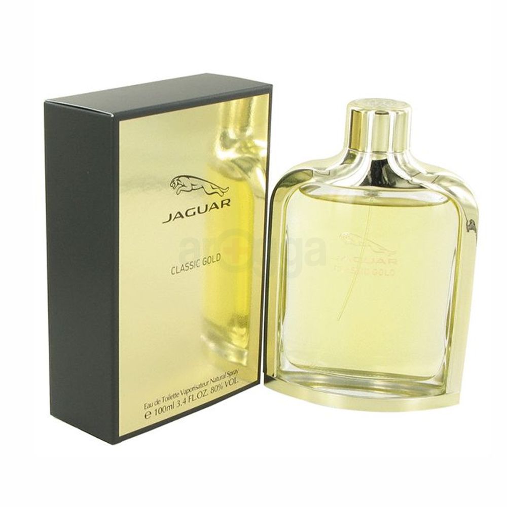 Jaguar Classic Gold Eau De Toilette Vaporisateur Spray for Men (Made in France)  