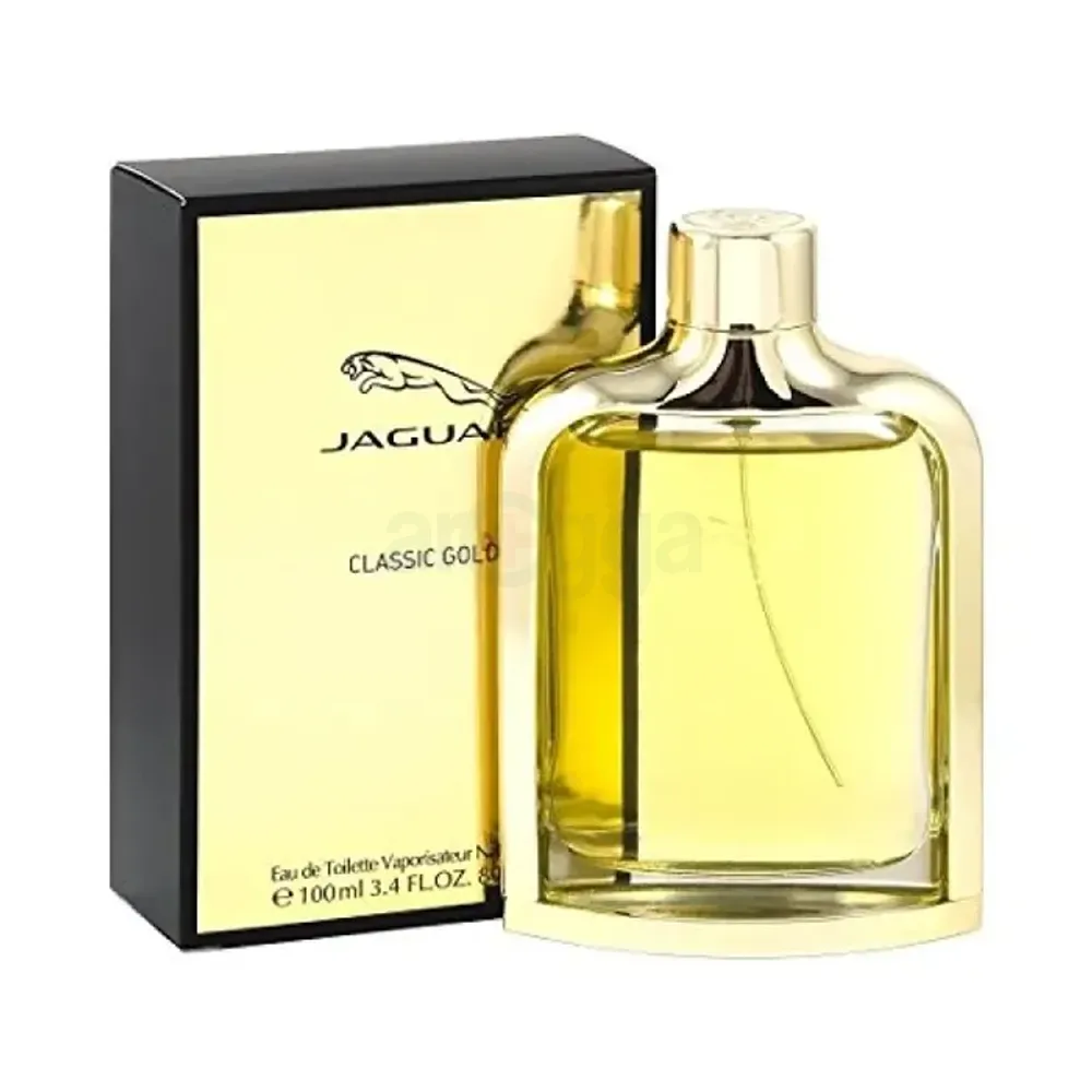 Jaguar Classic Gold Eau De Toilette Perfume Spray for Men (Made in France)  