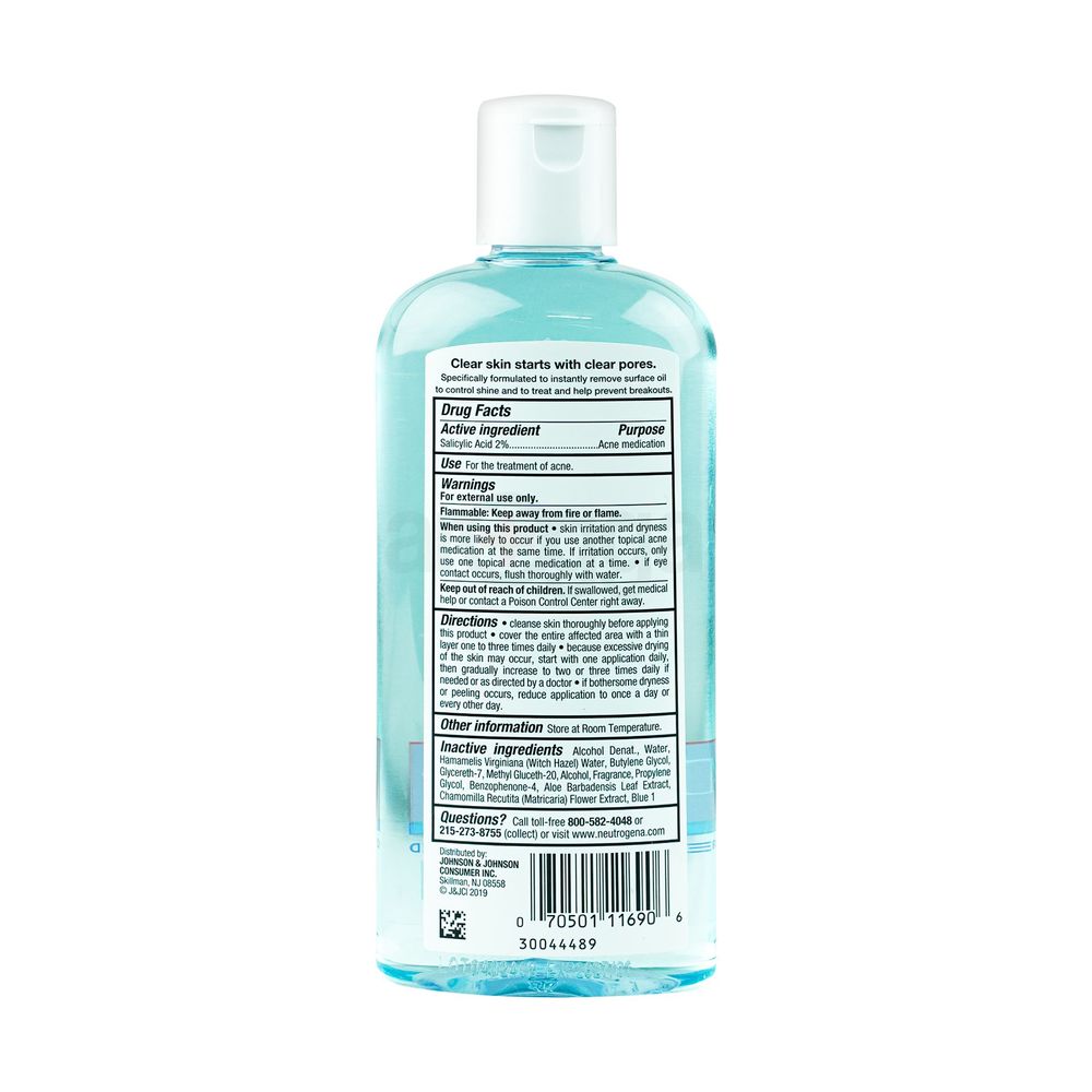 Neutrogena Clear Pore Oil-Eliminating  Astringent Cleanser with Salicylic Acid & Acne Medication  