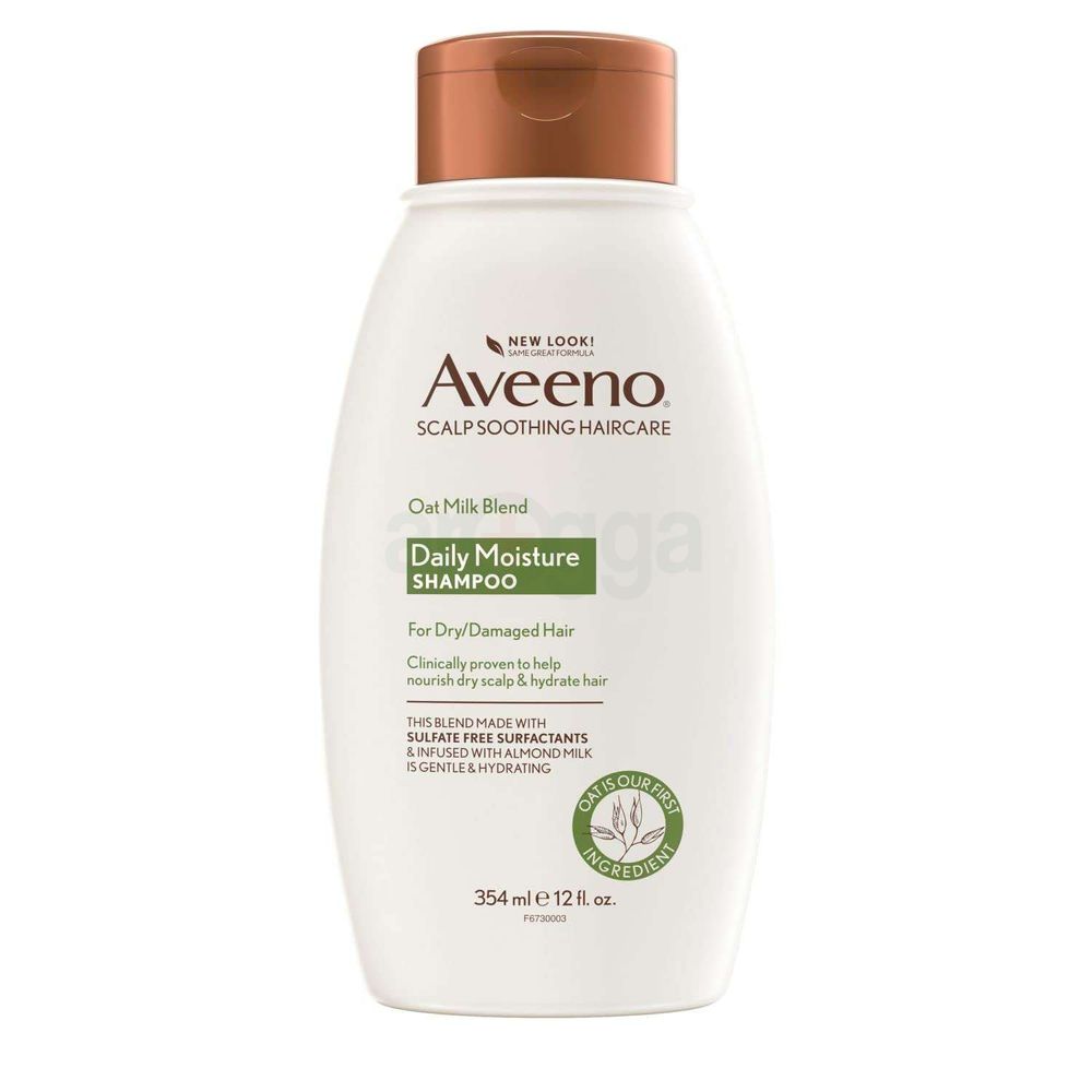 Aveeno Oat Milk Blend Daily Moisture Sampoo for Dry & Damaged Hair  