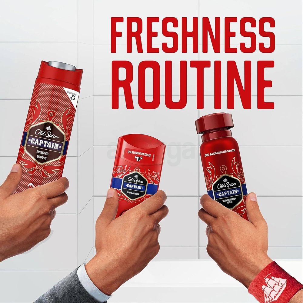 Old Spice Captain Deodorant Body Spray  