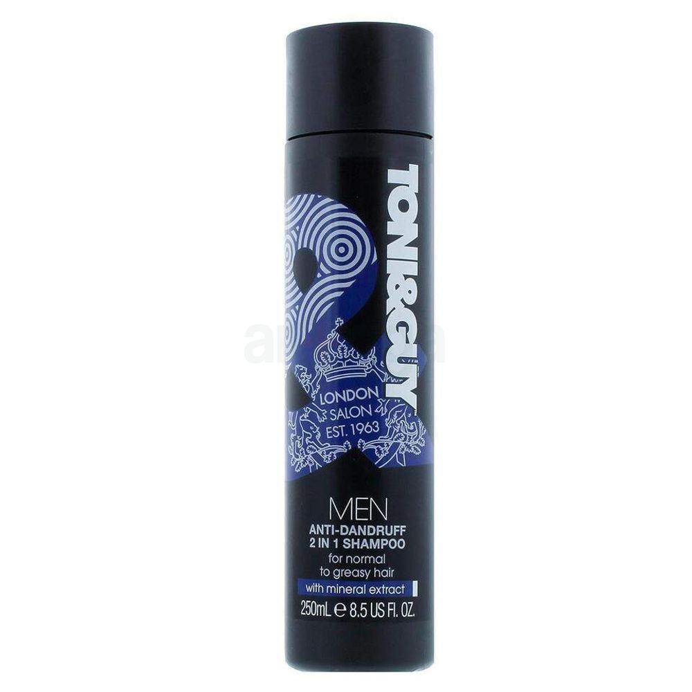 Toni & Guy 2 In 1 Anti-Dandruff Men Shampoo & Conditioner for Normal to Greasy Hair  