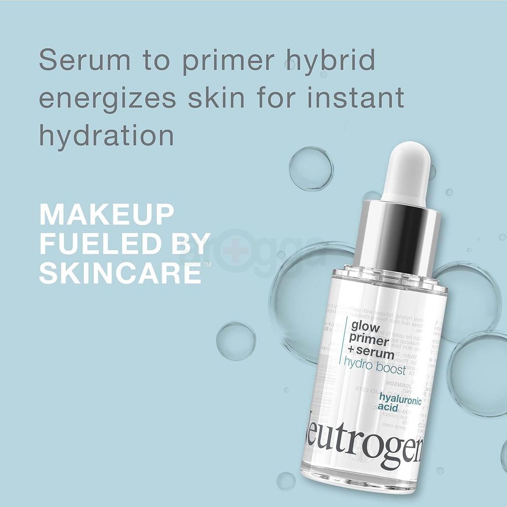 Neutrogena Hydro boost Glow primer + Serum Cream with Hyaluronic Acid  