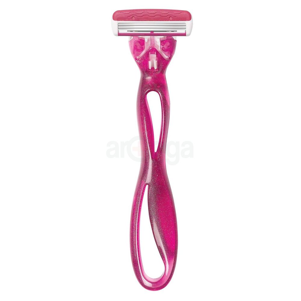 BIC Soleil Click 3 Women's Disposable Razor (1 Handle and 4 Snap-in Cartridges)  