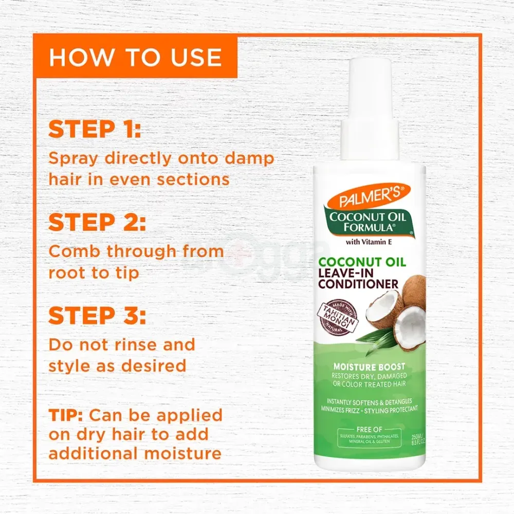 Palmer's Coconut Oil Formula With Vitamin E Moisture Boost Leave-In Conditioner  