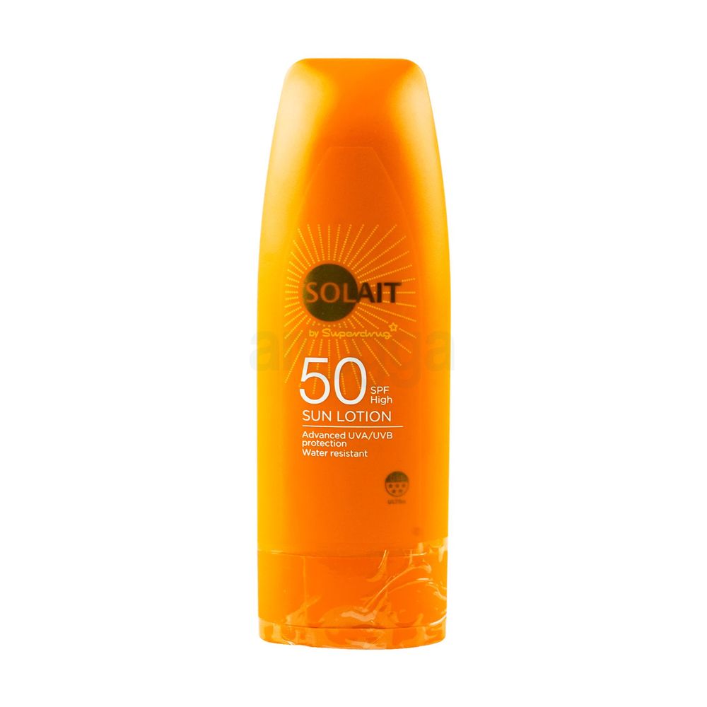 Superdrug Solait Sun Lotion SPF 50 with Advanced UVA/UVB Protection  