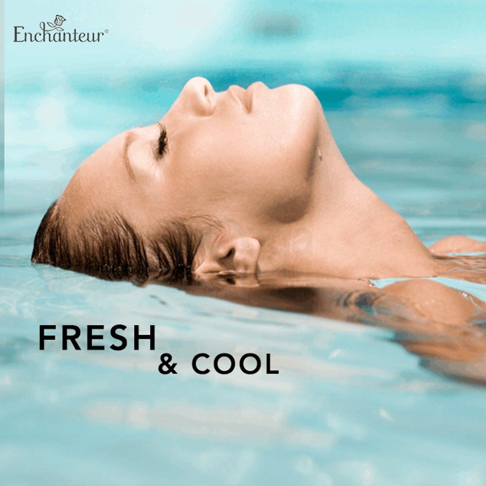 Enchanteur Paris Mon Amie Fresh & Cool Parfum Shower Gel with Lemon Oil & Menthol  