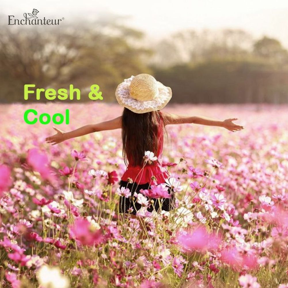 Enchanteur Paris Mon Amie Fresh & Cool Parfum Shower Gel with Lemon Oil & Menthol  