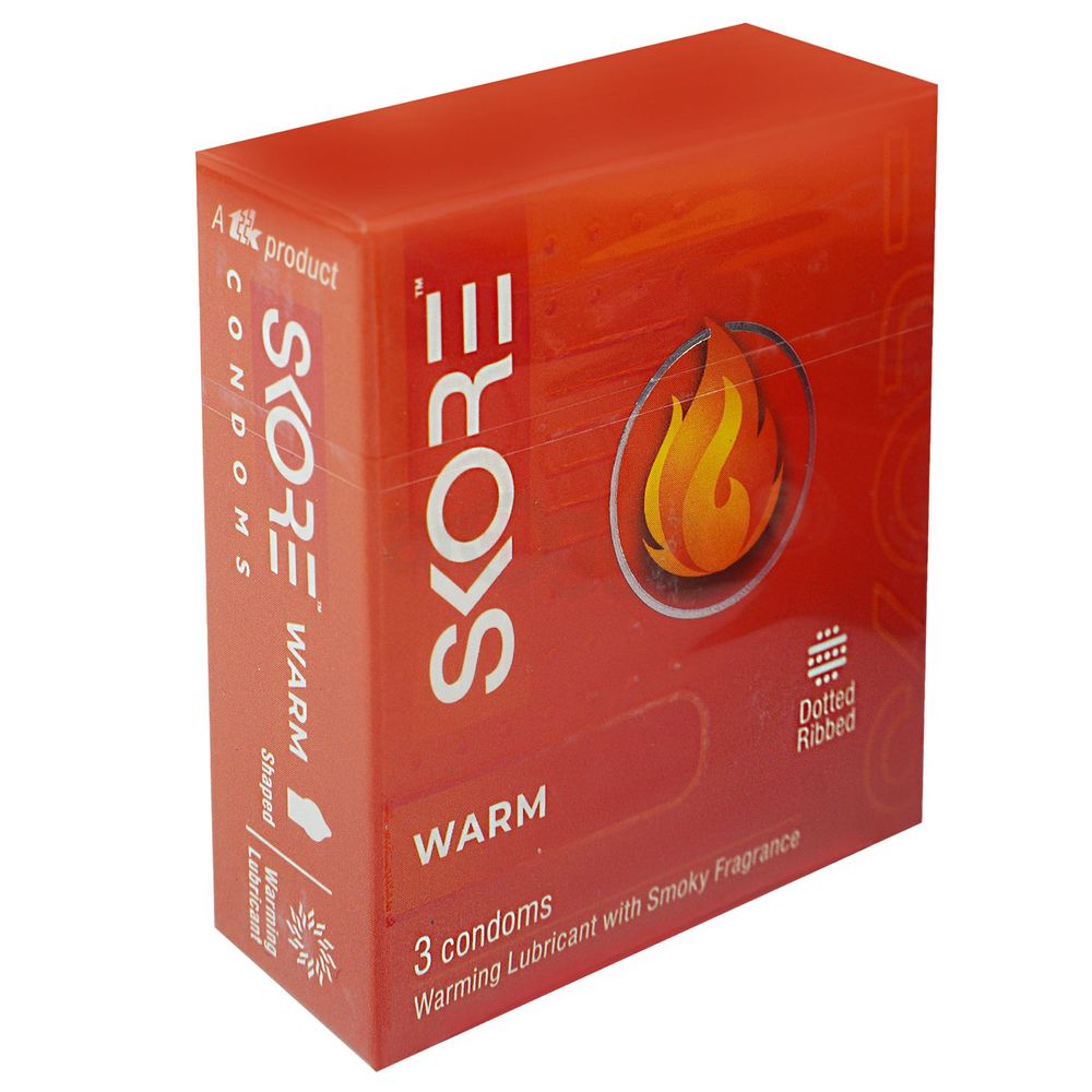 Skore Warm Condom 3's Pack  