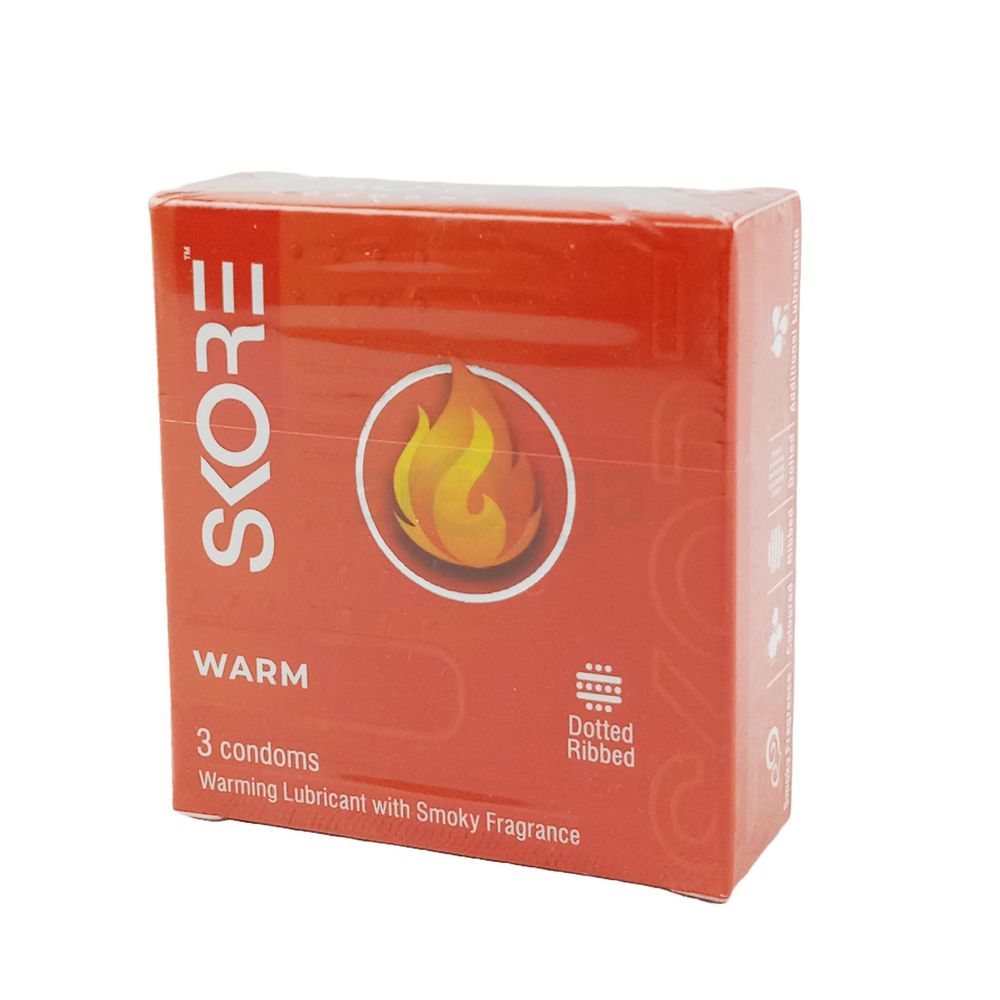 Skore Warm Condom 3's Pack  