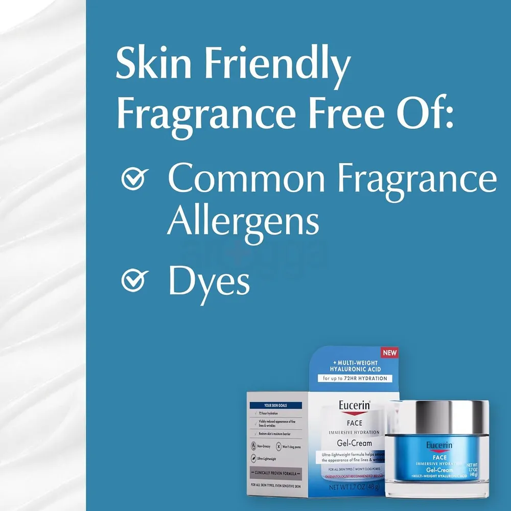 Eucerin Face Immersive Hydration Gel Cream for All Skin Types  
