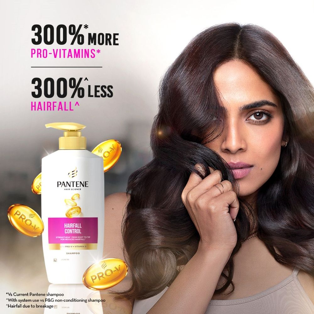 Pantene Pro V Hairfall Control Shampoo for Reducing Hairfall  