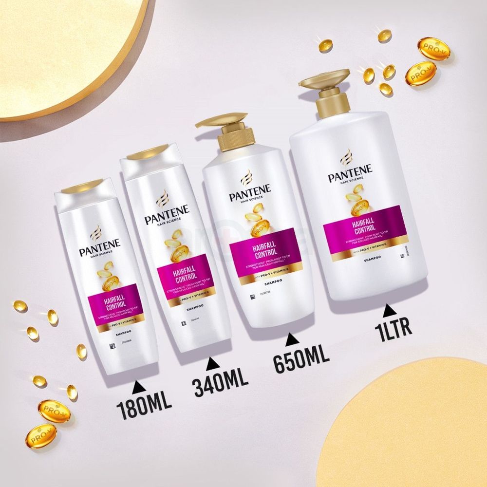 Pantene Pro V Hairfall Control Shampoo for Reducing Hairfall  