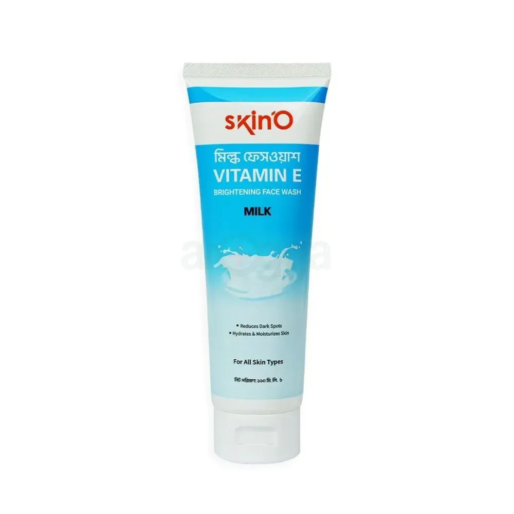 Skin'O Vitamin E Brigthening Facewash (Milk) 110ml  