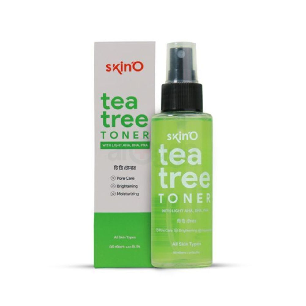 SkinO Tea Tree Toner with (Light AHA, BHA,PHA) 100ml  