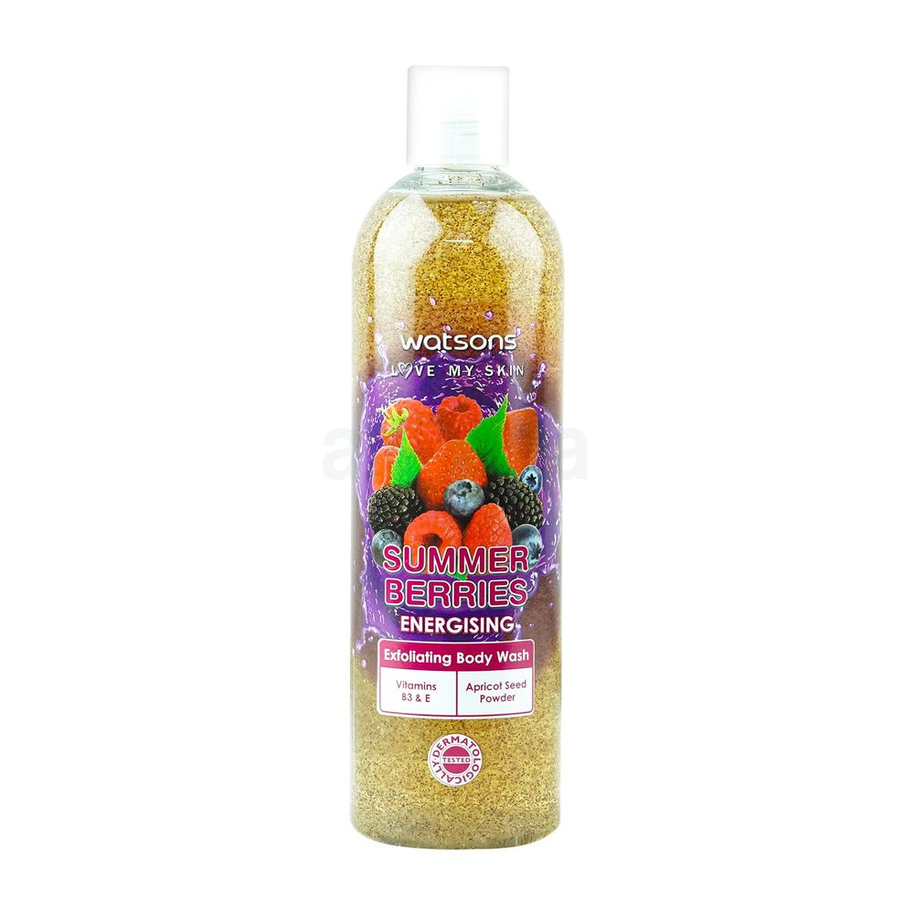 Watsons Love My Skin Summer Berries Energising Exfoliating Body Wash  