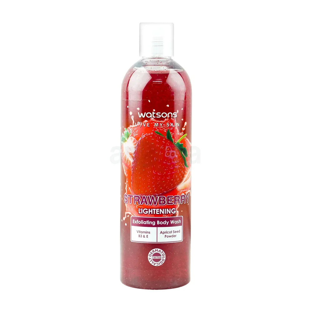 Watsons Love My Skin Strawberry Lightening Exfoliating Body Wash  