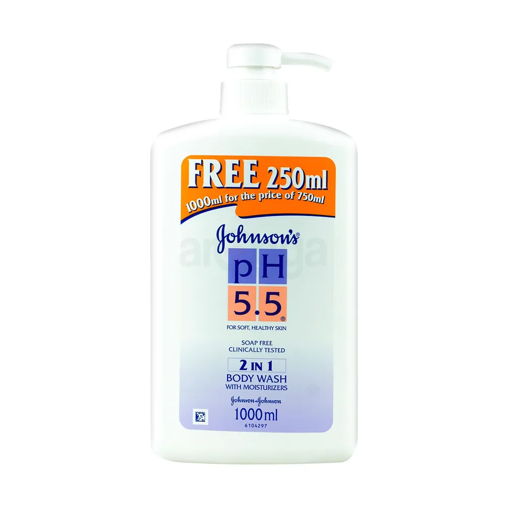 Johnson's Soap Free 2 In 1 Body Wash with Moisturizers pH 5.5 for Soft & Healthy Skin  