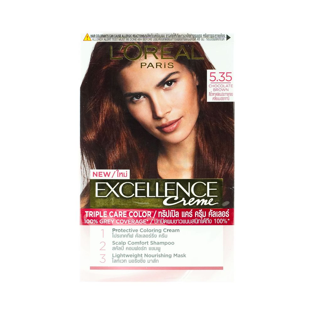 Loreal Paris Excellence Creme Hair Color - 5.35 Light Auburn  