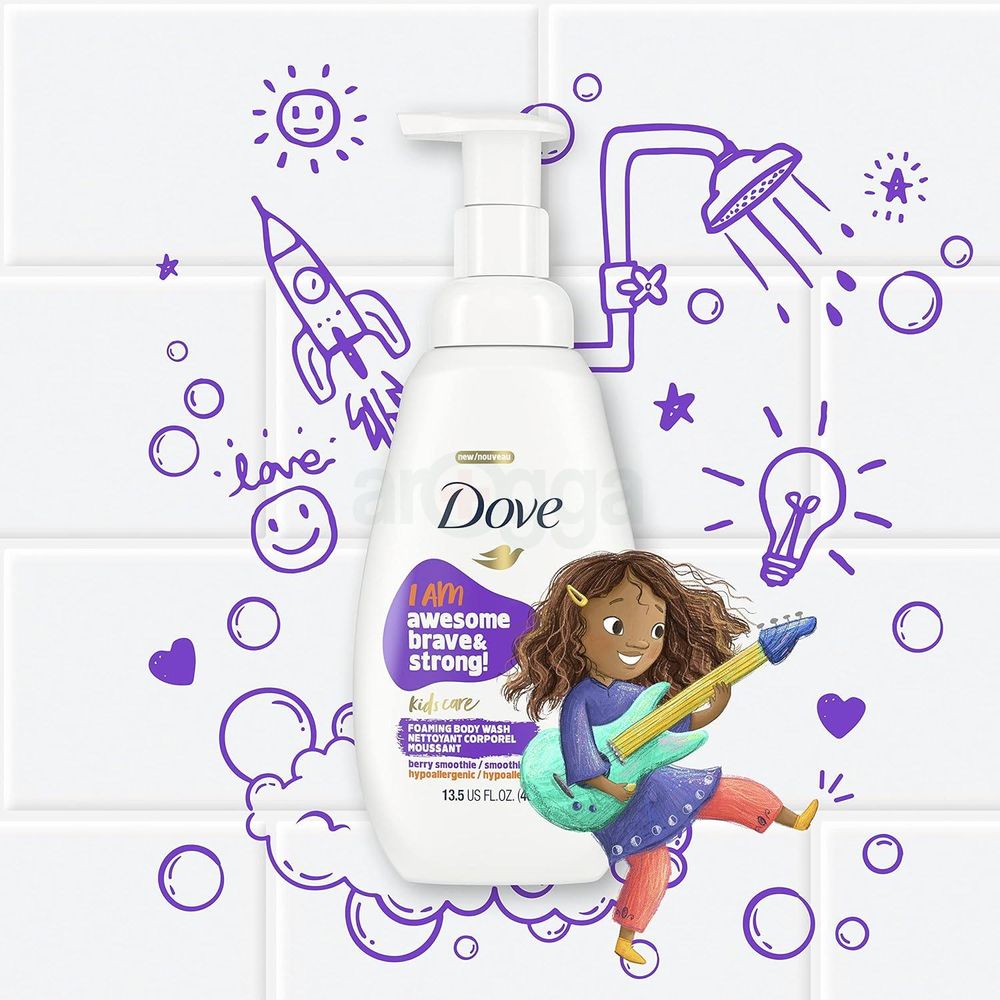Dove Kids Care Berry Smoothie Hypoallergenic Foaming Body Wash  