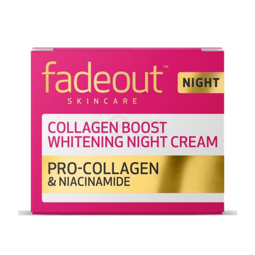 Fade Out Collagen Boost Whitening Night Cream with Pro-Collagen & Niacinamide 50ml  