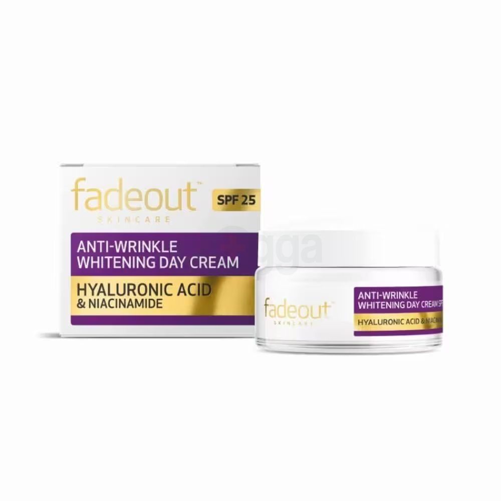 Fade Out Anti Wrinkle Whitening Day Cream with Hyaluronic Acid & Niacinamide SPF25 50ml  
