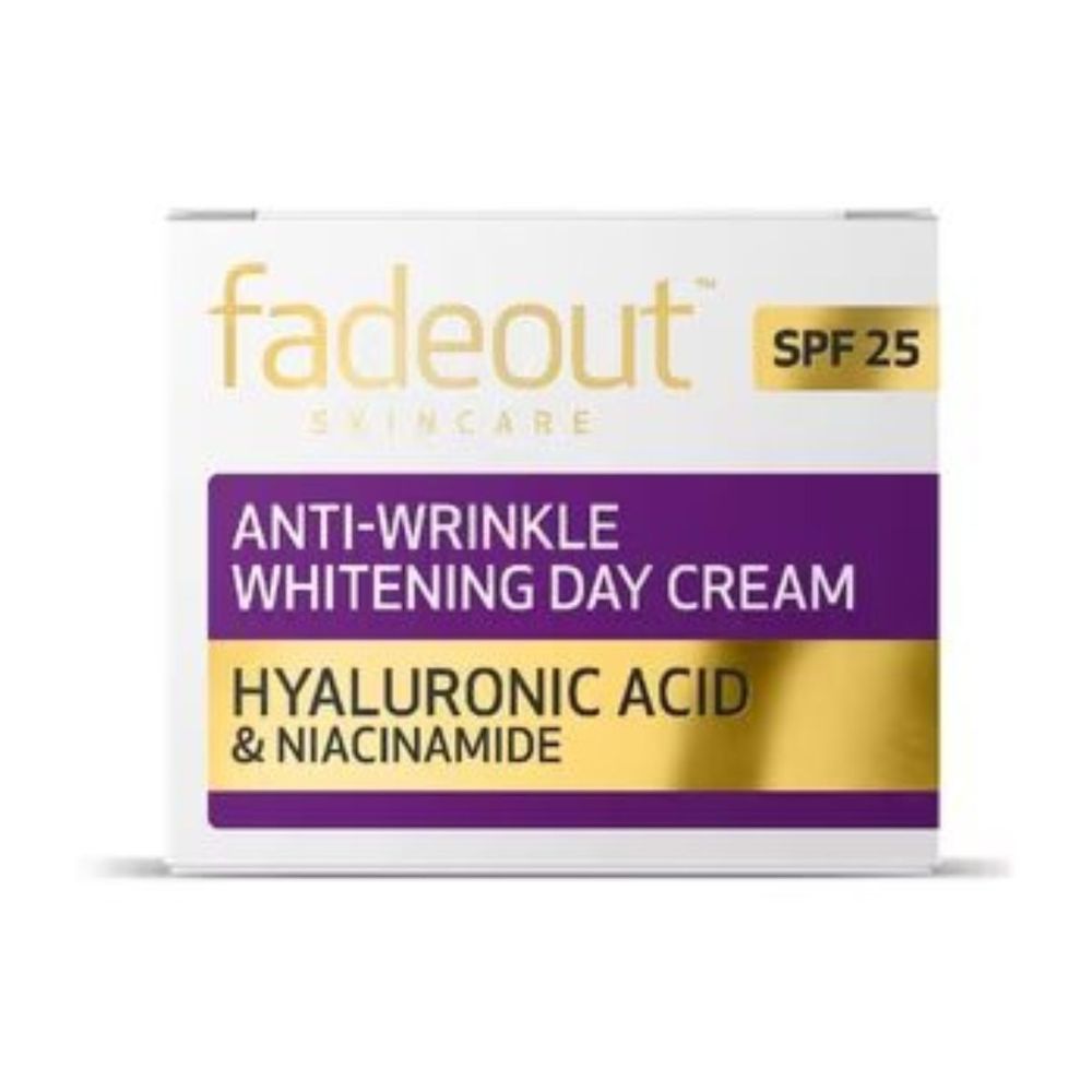 Fade Out Anti Wrinkle Whitening Day Cream with Hyaluronic Acid & Niacinamide SPF25 50ml  