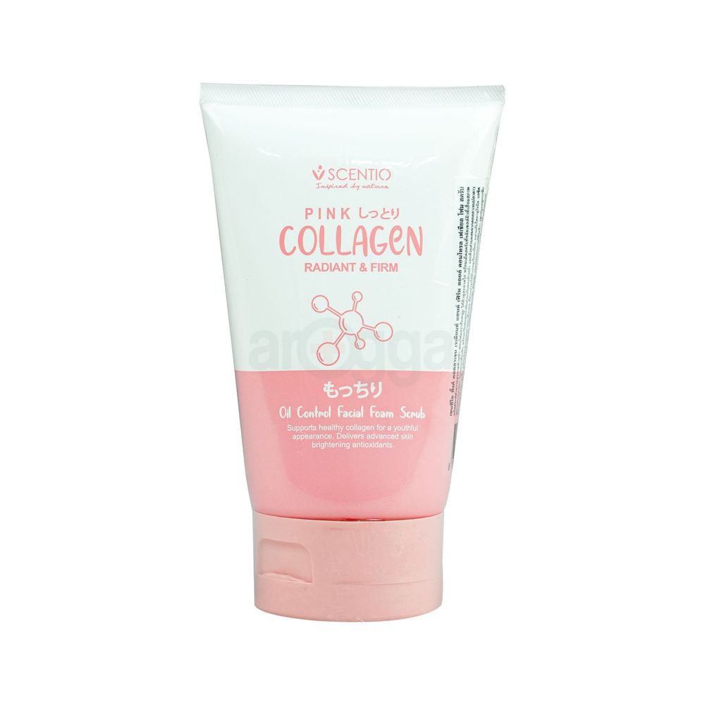Scentio Oil Control Pink Collagen Radiant & Firm Facial Scrub  