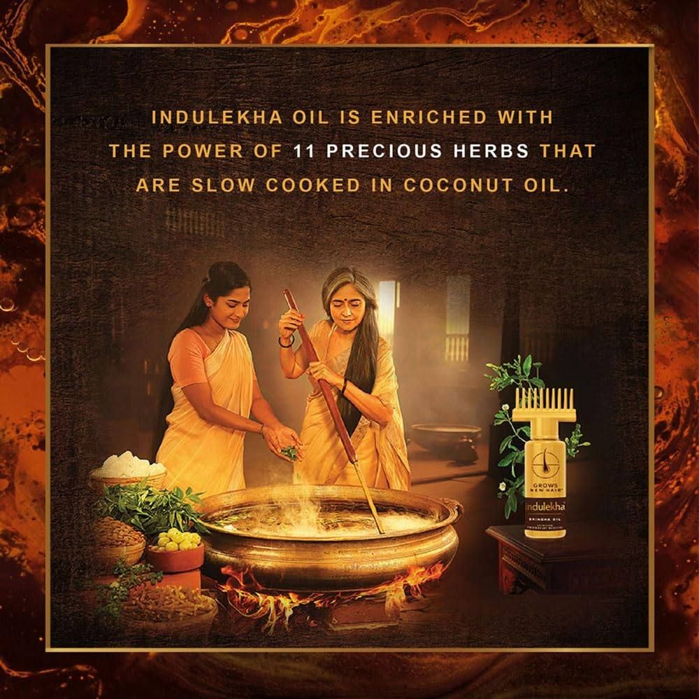 Indulekha Grows New Bringha Hair Oil  