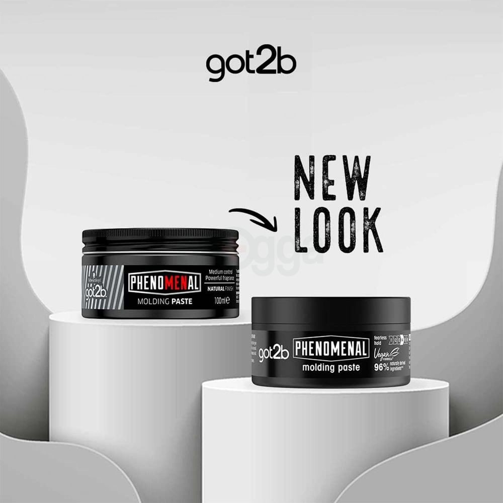 Schwarzkopf Got2b Phenomenal Molding Hair Paste for Natural Looks ( Level-04)  