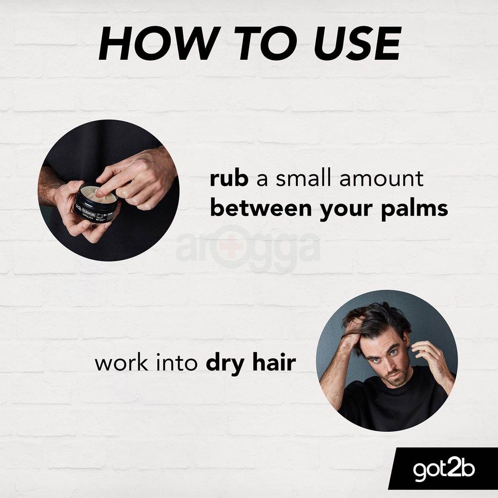 Schwarzkopf Got2b Phenomenal Molding Hair Paste for Natural Looks ( Level-04)  