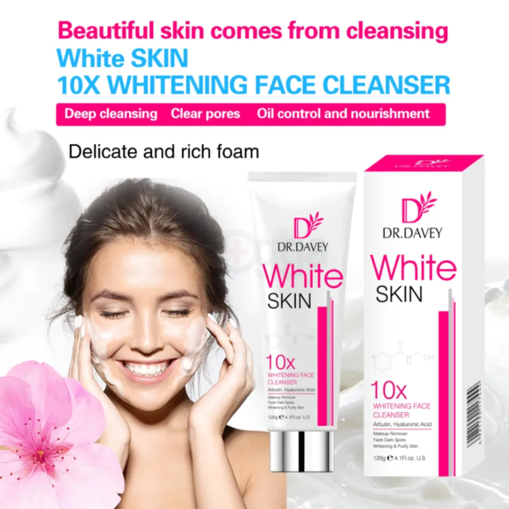 Dr. Davey 10x White Skin Face Cleanser & Makeup Remover  