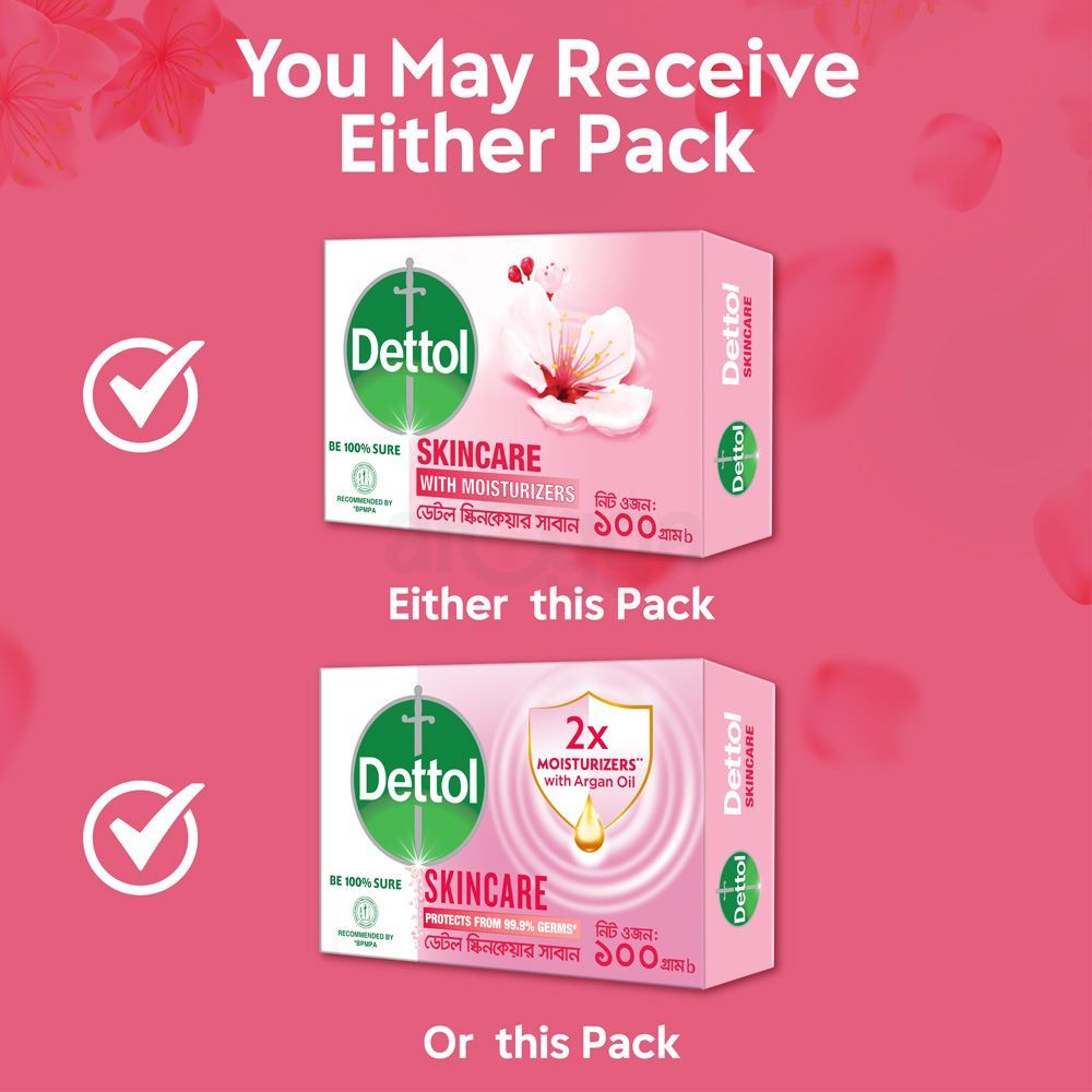 Dettol Bathing Bar Soap Skincare 100g  